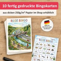 SOFORT DOWNLOAD - Reise Bingo Suchspiel | PDF...