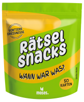 MOSES Rätsel Snacks - Wann war was? 50 Karten...