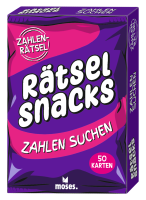 MOSES Rätsel Snacks - Zahlen suchen 50 Karten Zahlen Rätsel