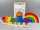 PIEKSI & GRIFFEL Snack Piekser 7er Set - Rainbow - Regenbogen Brotdosen-Piekser mit 7 bunten Igeln
