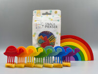 PIEKSI & GRIFFEL Snack Piekser 7er Set - Turtle Rain...