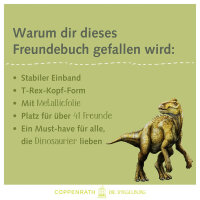 CS Freundebuch in Dinoform: T-Rex World - Meine Freunde