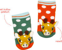 CS Rasselsöckchen Giraffe - BabyGlück, one size (2-12 Monate)