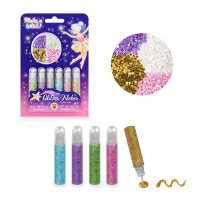 TRENDHAUS Glitzer Kleber 6er-Set Bastelkleber