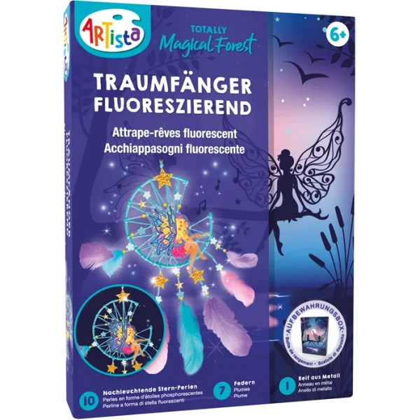 ARTISTA Traumfänger fluoreszierend Bastelset ab 6 Jarhen