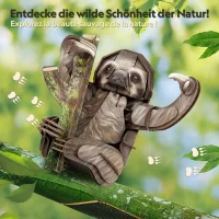 CubicFun 3D Puzzle Faultier 52 Teile aus Kraftpapier Bastelset