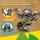 CubicFun 3D Puzzle Faultier 52 Teile aus Kraftpapier Bastelset