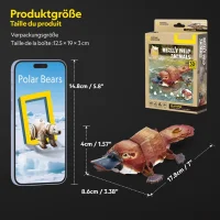 CubicFun 3D Puzzle Schnabeltier 68 Teile aus Kraftpapier Bastelset