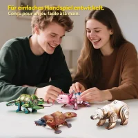 CubicFun 3D Puzzle Chamäleon 63 Teile aus Kraftpapier Bastelset