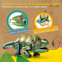 CubicFun 3D Puzzle Chamäleon 63 Teile aus Kraftpapier Bastelset