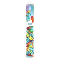 PLUS-PLUS 100 Kreativ Bausteine Fabeltiere - Regenbogen Einhorn