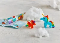 PLUS-PLUS 100 Kreativ Bausteine Fabeltiere - Regenbogen Einhorn