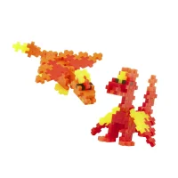 PLUS-PLUS 100 Kreativ Bausteine Fabeltiere - Feuerdrachen