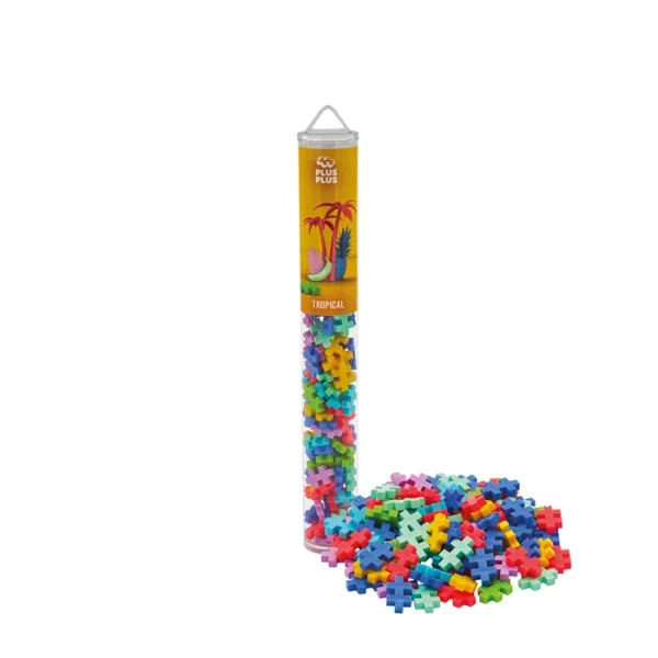 PLUS-PLUS 100 Kreativ Bausteine Tropical