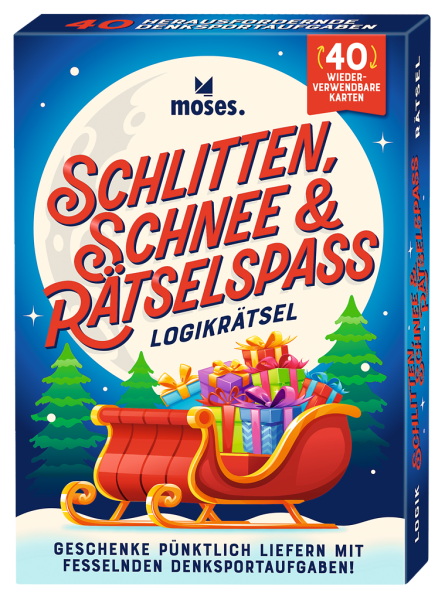 MOSES Schlitten, Schnee & Rätselspaß