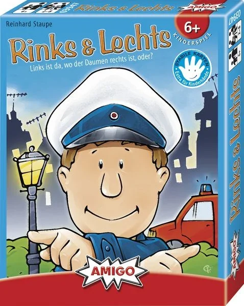 AMIGO Kartenspiel Rinks & Lechts ab 6 Jahren