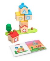 SMART GAMES Stapel Klötze – Logikspiel mit 48...