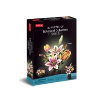 CubicFun 3D Puzzle Pflanzentopf Tulpe & Lilie –...