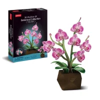 CubicFun 3D Puzzle PflanzentopfOrchidee – 85 Teile