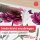 283 Wandtattoo Blumen Pink Lila Schmetterlinge