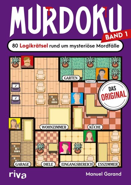 MURDOKU Band 1 – 80 Logikrätsel rund um mysteriöse Mordfälle | Rätselbuch ab 14 Jahren