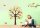038 Wandtattoo bunter Baum