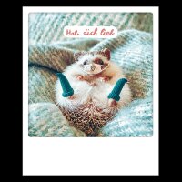 Pickmotion Photo-Postkarte Igel - Liebe