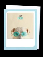 Pickmotion Photo-Klappkarte Tauchen zur Taufe (blau)