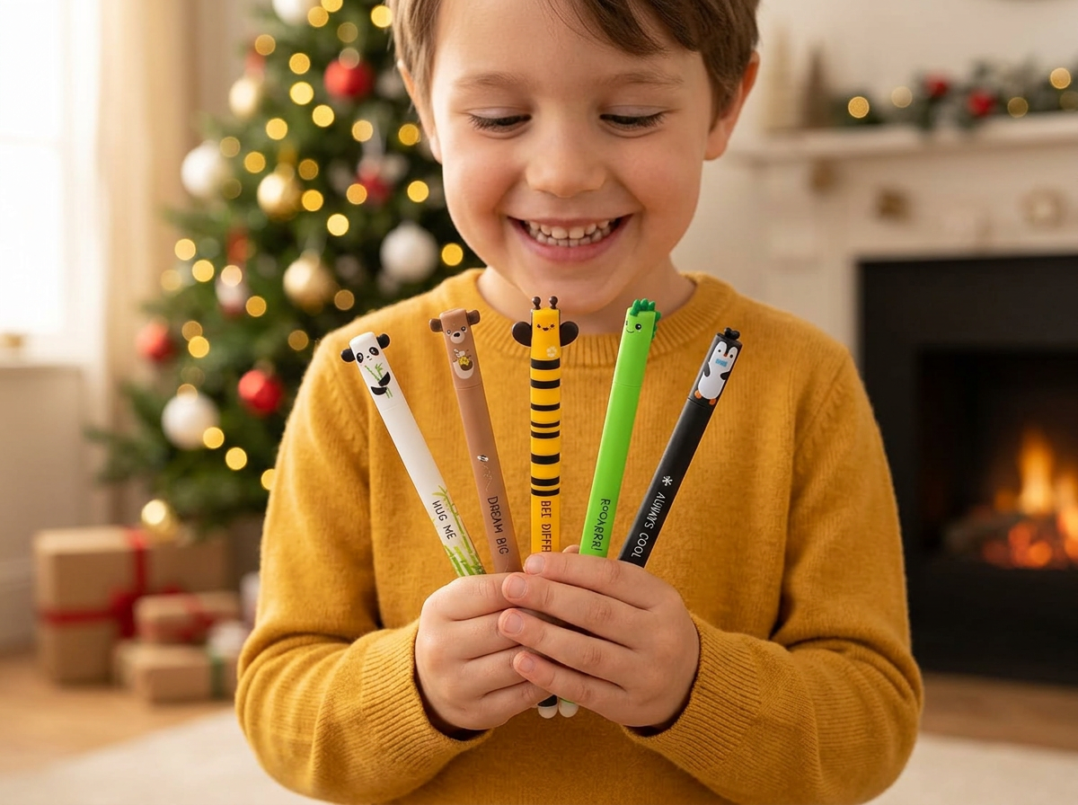 Löschbare Legami Gelstifte als kleine Geschenkidee für den Adventskalender